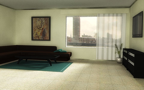 Living Room - WIP 3 Modern Living Room WIP 3