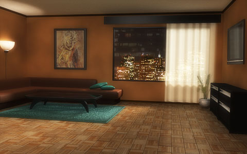 Living Room - WIP 4 Modern Living Room WIP 4