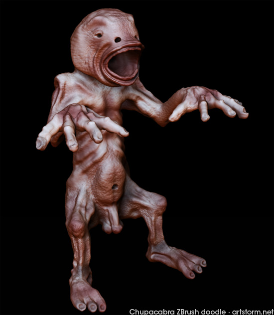 Chupacabra - Render Chupacabra - Rendered Version