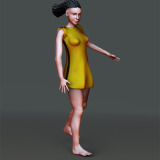 ZBrush morning female doodle
