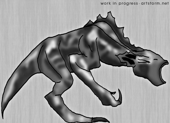 Destrachan Model Sheet Destrachan - Model sheet
