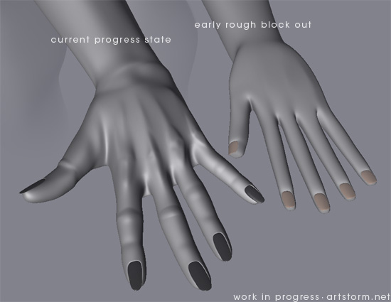 Katana - Wip 6 Work in Progress - Katana Hands