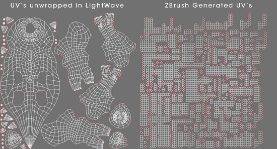 Destrachan - UV Map Layout