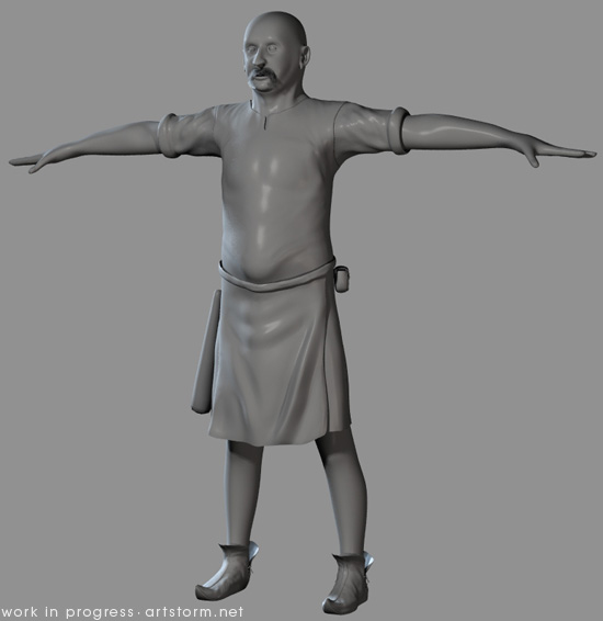 Innkeeper - WIP 2 - Front The Innkeeper - Work In Progress 2 - Front View