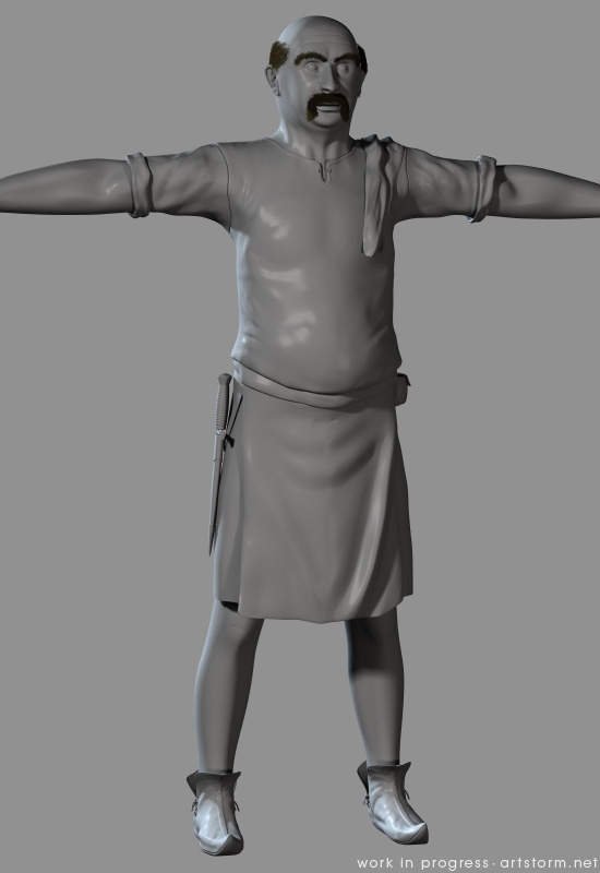 Innkeeper - WIP 3 - Front Innkeeper - Work in Progress 3 - Front View