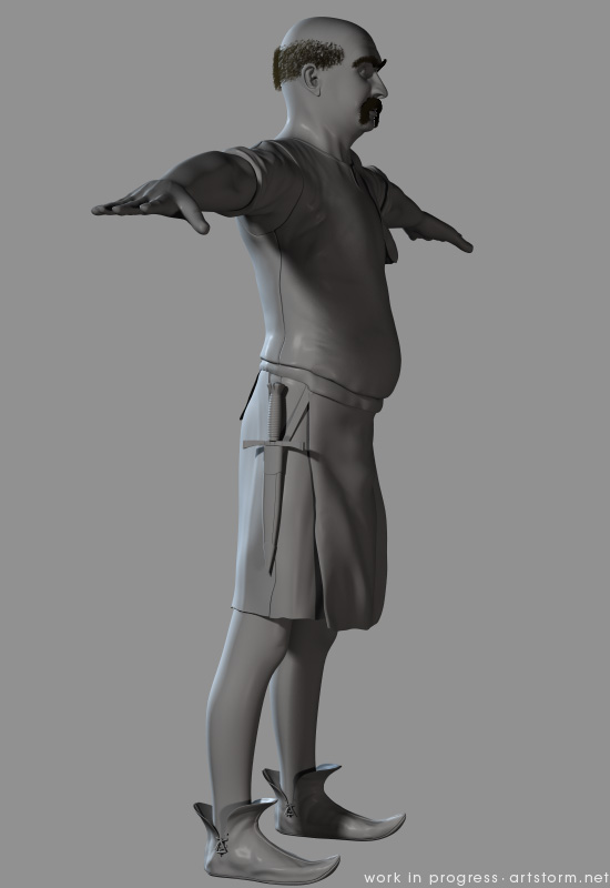 Innkeeper - WIP 3 - Right Innkeeper - Work in Progress 3 - Right View