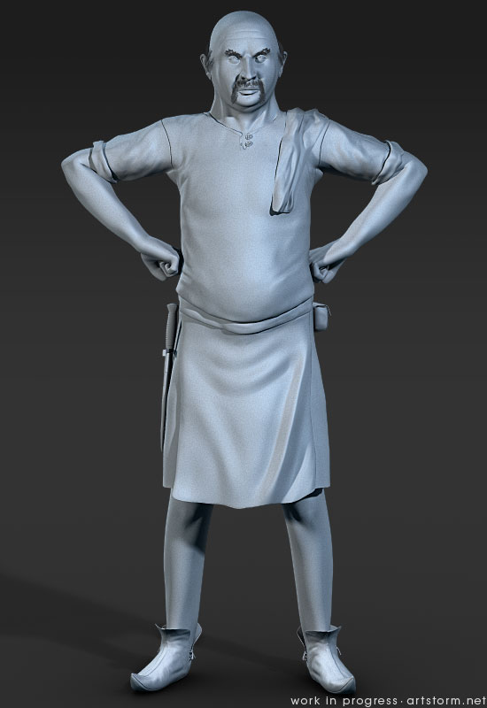 The Innkeeper - Hair Experiment The Innkeeper - Work in Progress 4 - Hair
