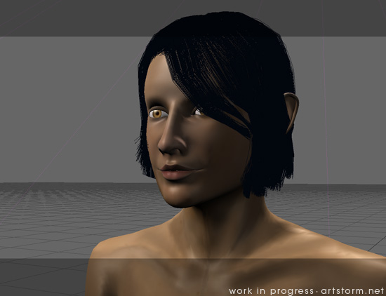 CG Chick in Progress CG Chick in Progress