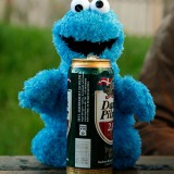 The Cookie Monster attended a Barbecue at my place