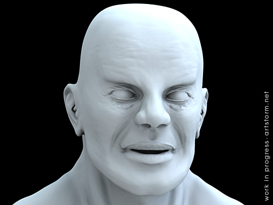 Male Speed Sculpt - Ambient Occlusion Male Speed Sculpt - Ambient Occlusion