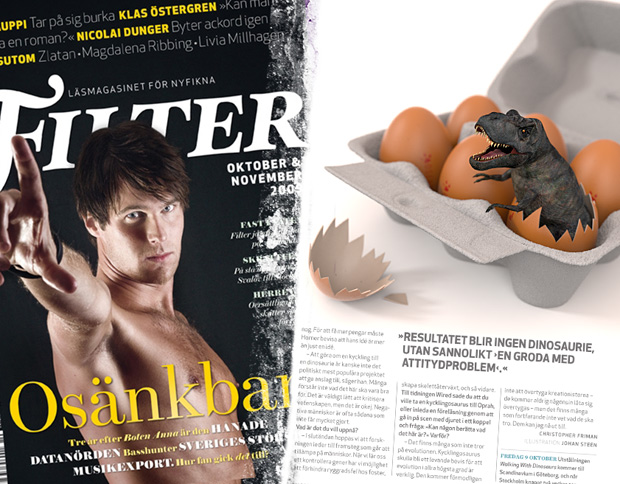 Chickenosaur in Filter Chickenosaur - Published in Filter Magazine issue 10, Oct & Nov 2009