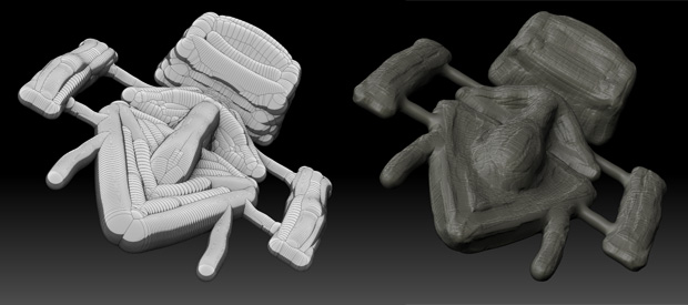 Ship Wip sketch and clay