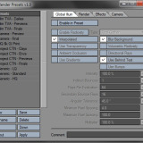 Render Presets for LightWave 3D