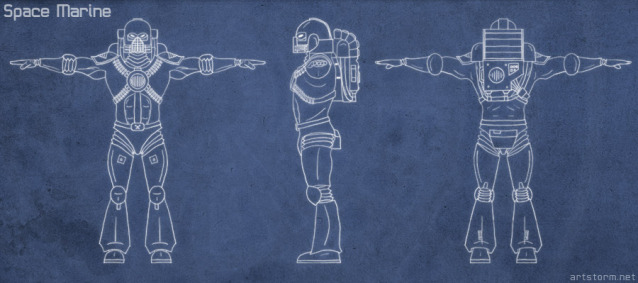 Space Marine Concept Art Space Marine Concept Art