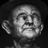 Smoking guy with a hat