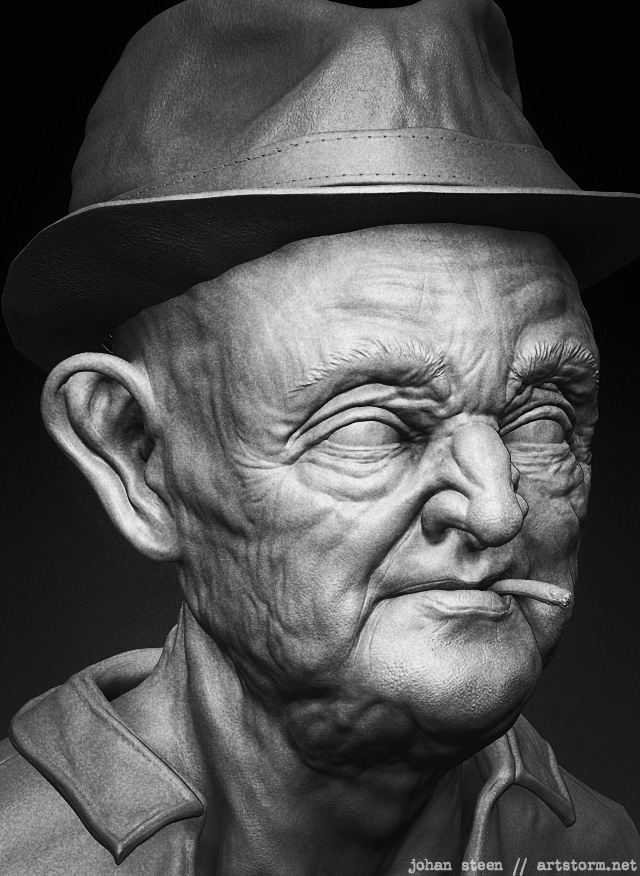Smokey 2 Smoking guy with a hat